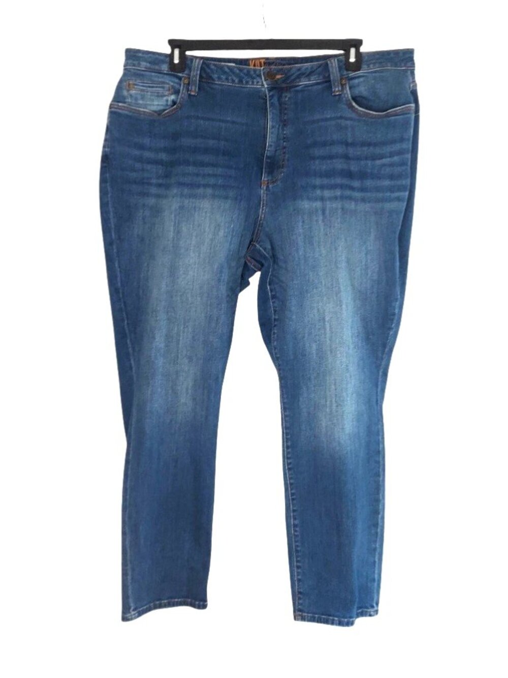 Kut From the Kloth Women Jeans Size 24W Blue Katy Boyfriend Rear Flap Pockets - Picture 2 of 8